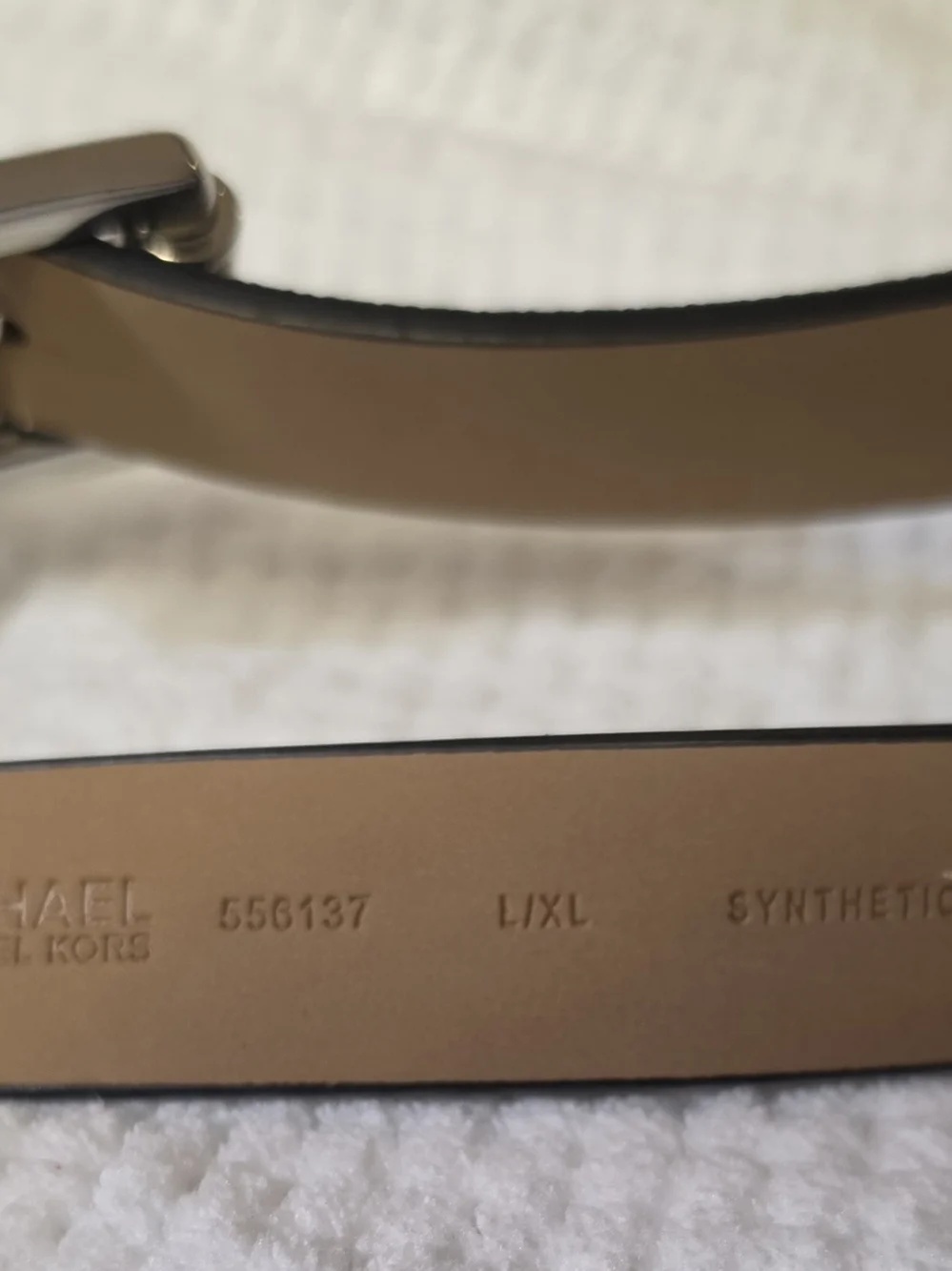 ✨ Michael Kors Signature MK Logo Belt Bag / Fanny Pack - Black/Grey Very Good